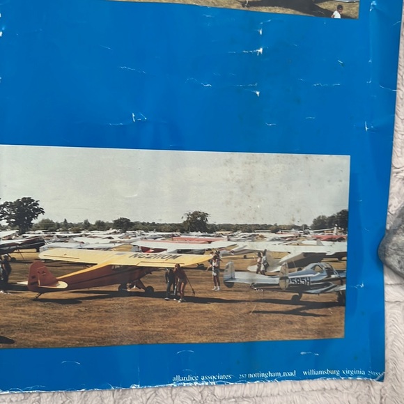 Oshkosh WI aircraft airplane vintage poster - Picture 8 of 16